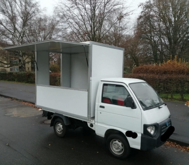 Verkaufsaufbau für Piaggio Quargo